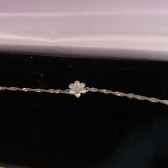 14kt solid gold ankle bracelet Estate piece - Picture 2 of 4